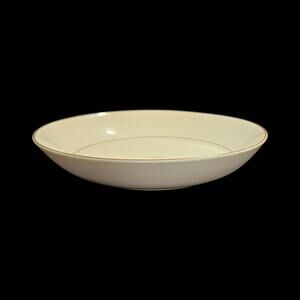 Mikasa Doric 5429 Soup Bowl Narumi Japan Fine China Ivory Gold Trim